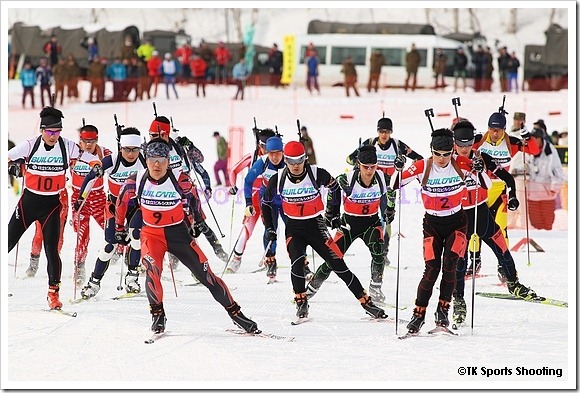 第82回宮様スキー大会国際競技会バイアスロン競技１日目