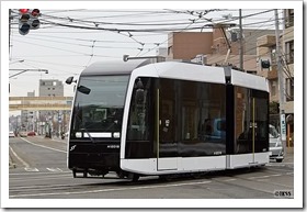 札幌市路面電車新型低床車両A1200形