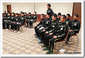 2011/2012 バイアスロン海外派遣選手結団式、壮行会