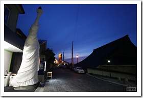 函館二十間坂の自由の女神像