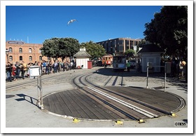 サンフランシスコのケーブルカー（パウエル－ハイド線）
