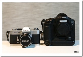 Canon EX AUTO & EOS-1D MarkII