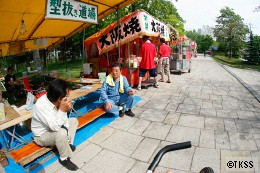 中島公園の露店