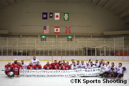 2008 ジャパンパラリンピック アイススレッジホッケー競技大会　決勝戦（カナダ vs ノルウェー）