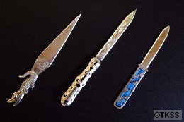 銀のペーパーナイフ
