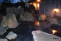 鹿鳴の湯　ホテル阿寒湖荘露天風呂