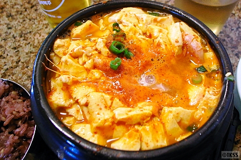 Combination Tofu Stew (MYUNG DONG TOFU CABIN)