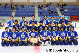 第２回全国高等学校選抜アイスホッケー大会　３位：釧路江南