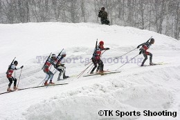 第80回宮様スキー大会国際競技会バイアスロン競技１日目